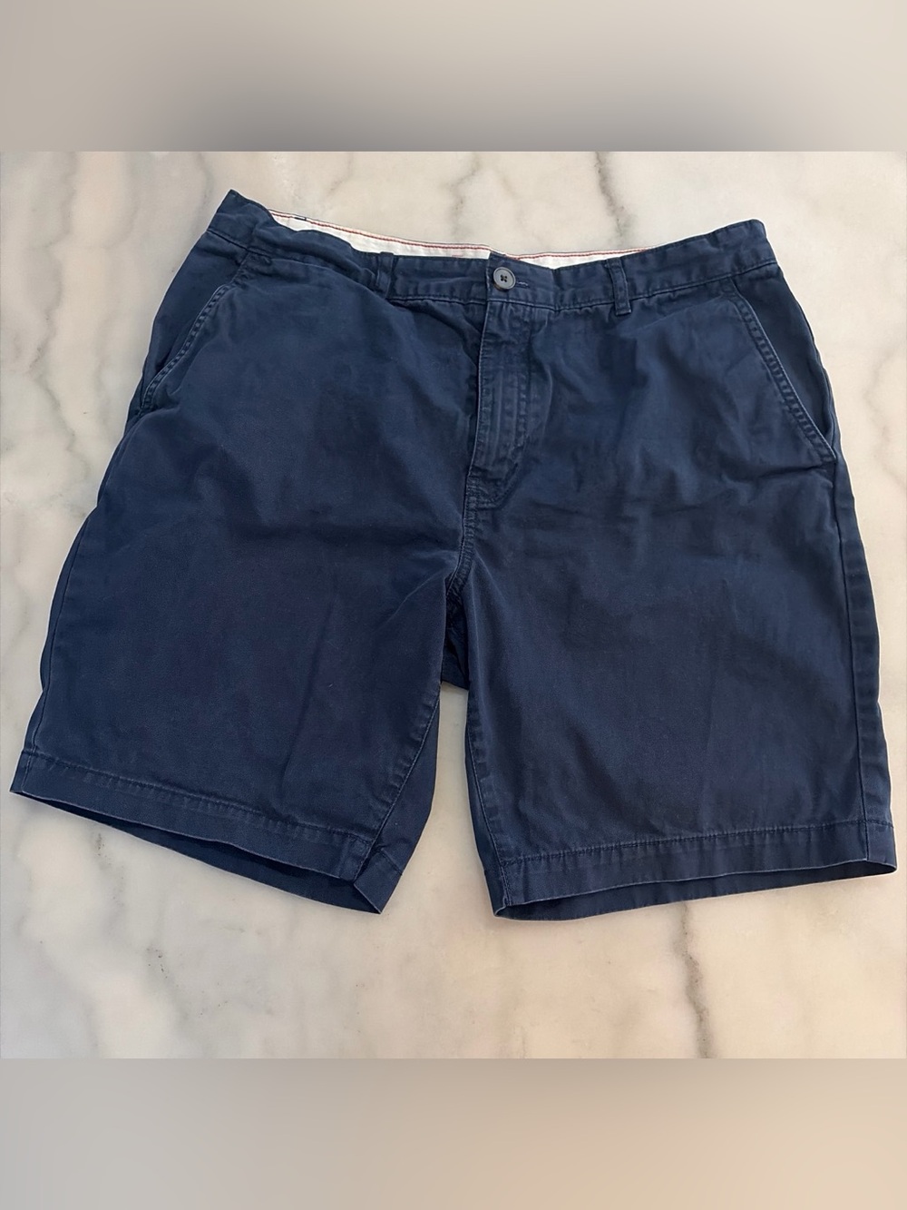 Men's Classic Navy Cotton Shorts